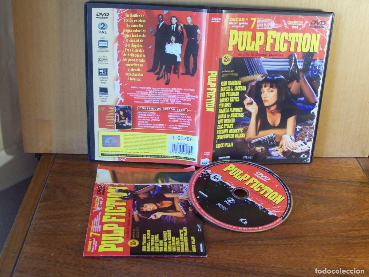Cine: PULP FICTION - JOHN TRAVOLTA - UMA THURMAN - HARVEY KEITEL - TIM ROTH - DVD