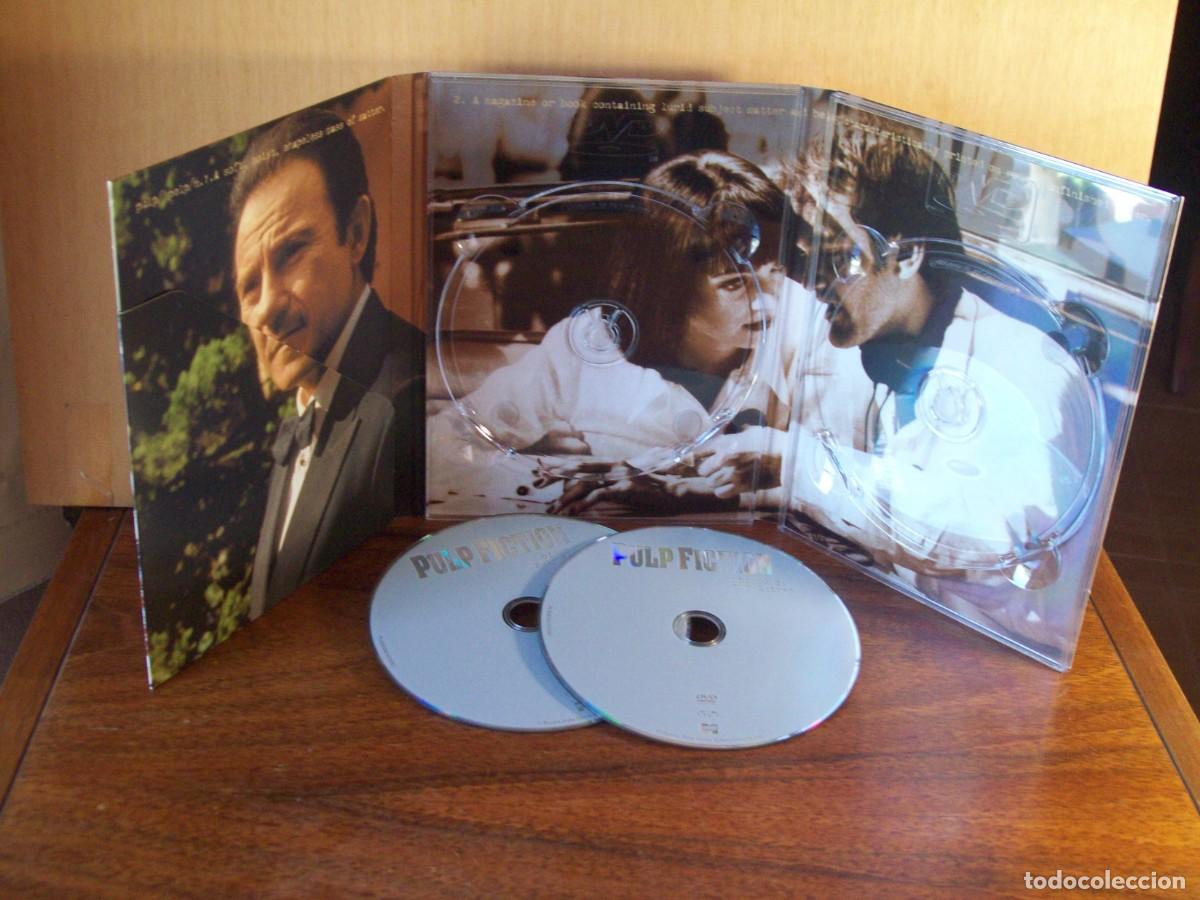 Cine: PULP FICTION - JOHN TRAVOLTA - UMA THURMAN - DOBLE DVD COMO NUEVOS SIN LIBRETO EN ESTUCHE CART0N