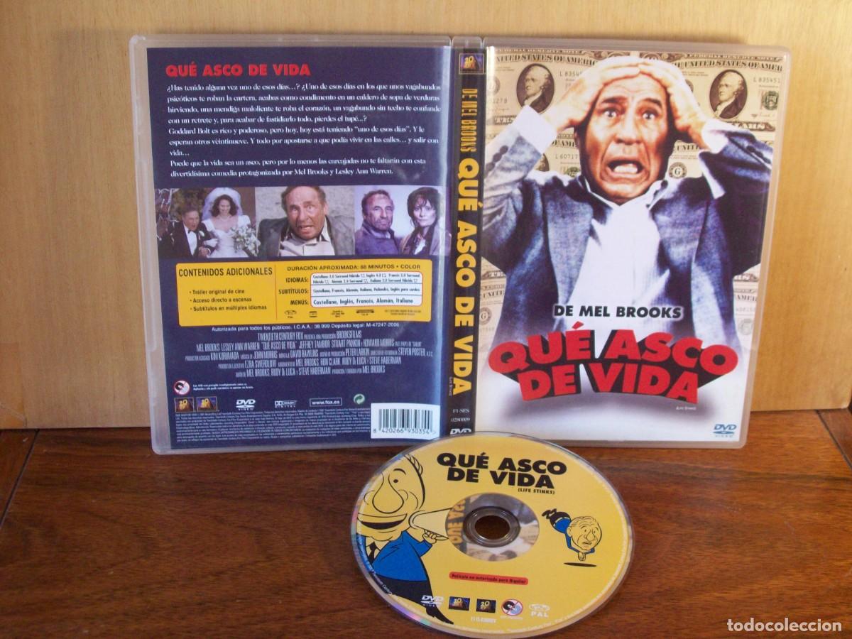 Cine: QUE ASCO DE VIDA - MEL BROOKS -LESLEY ANN WARREN - JEFREY TAMBOR - DVD