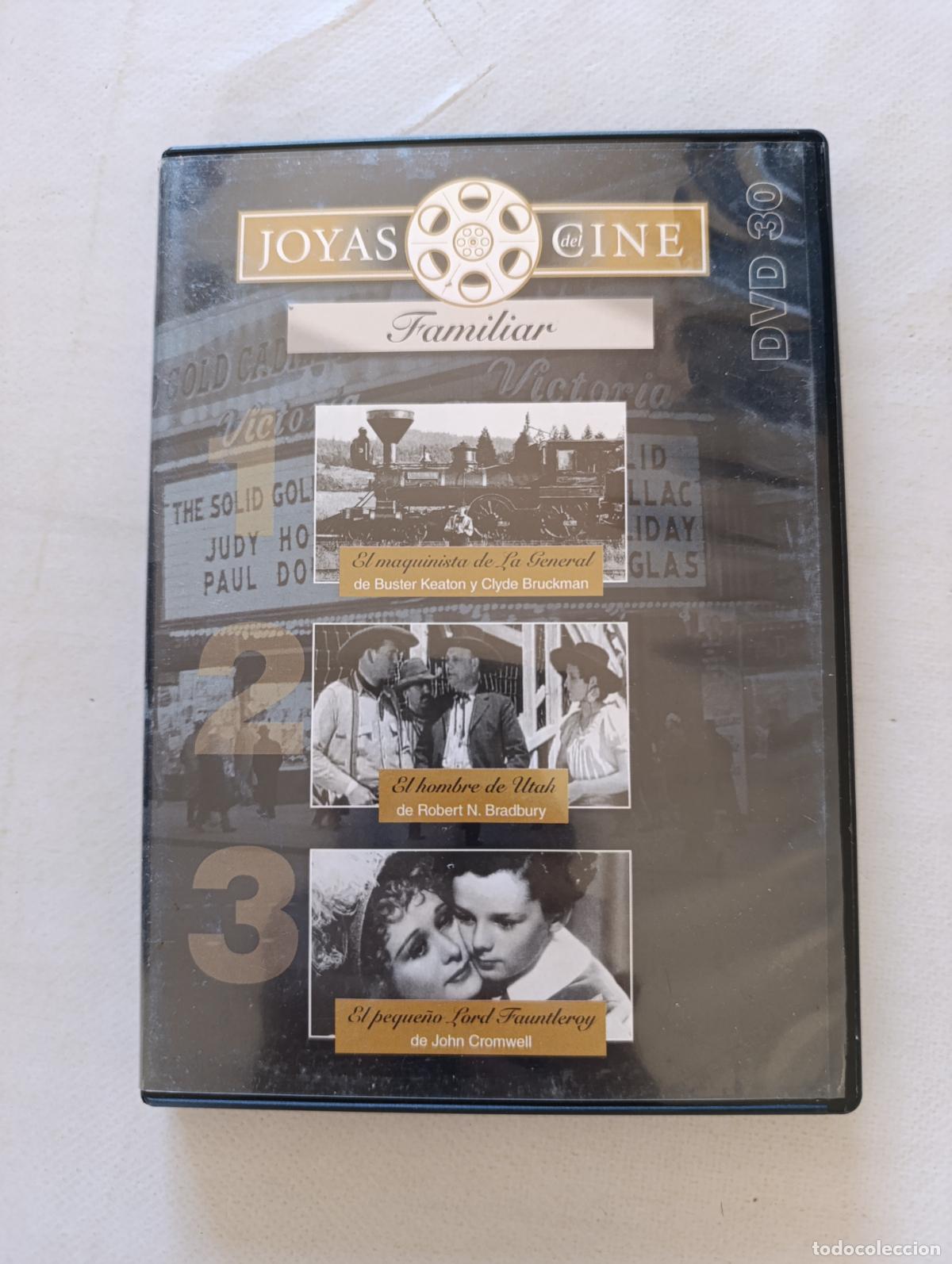 Cine: DVD EL MAQUINISTA DE LA GENERAL / EL HOMBRE DE UTAH / EL PEQUE&Ntilde;O LORD FAUNTLEROY (R6)