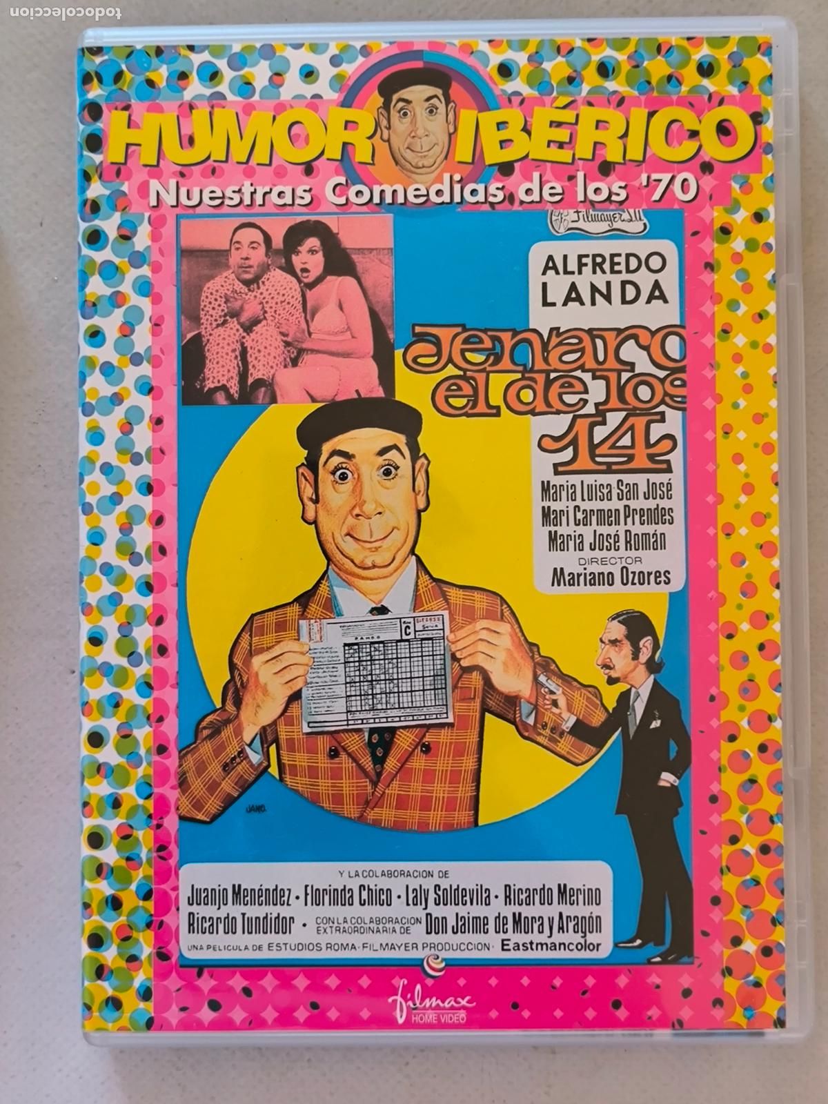 Cine: DVD JENARO, EL DE LOS 14 - ALFREDO LANDA (O6)