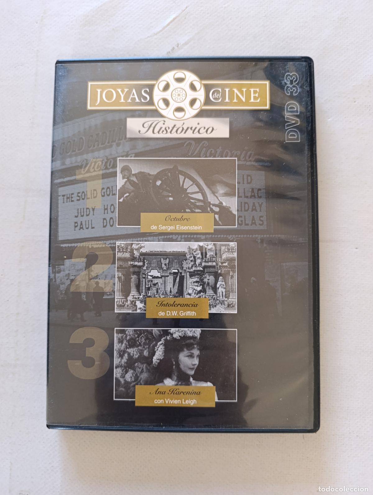 Cine: DVD OCTUBRE / INTOLERANCIA / ANA KARENINA - CINE HISTORICO (R6)