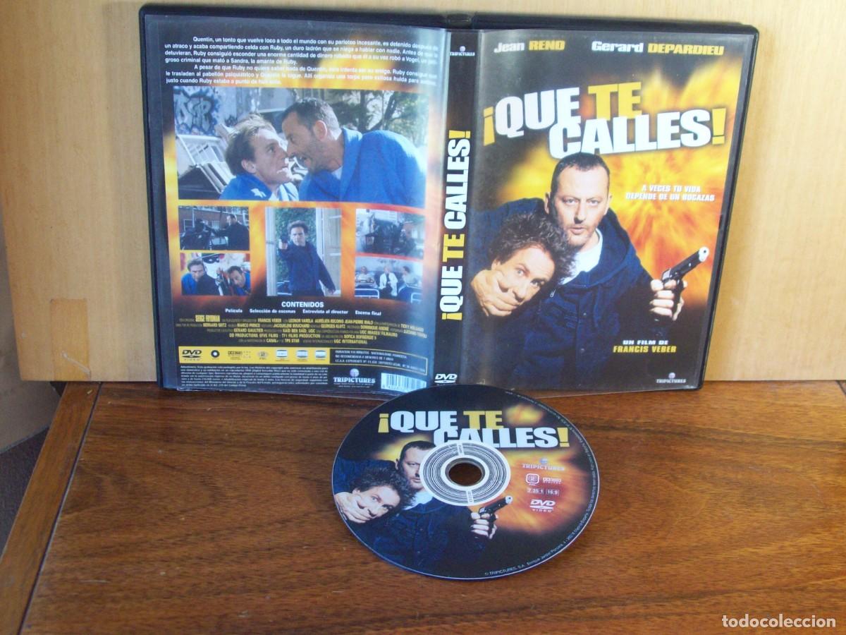 Cine: QUE TE CALLES - JEAN RENO - GERARD DEPARDIEU -LEONOR VARELA - AURELIEN RECOING - DVD