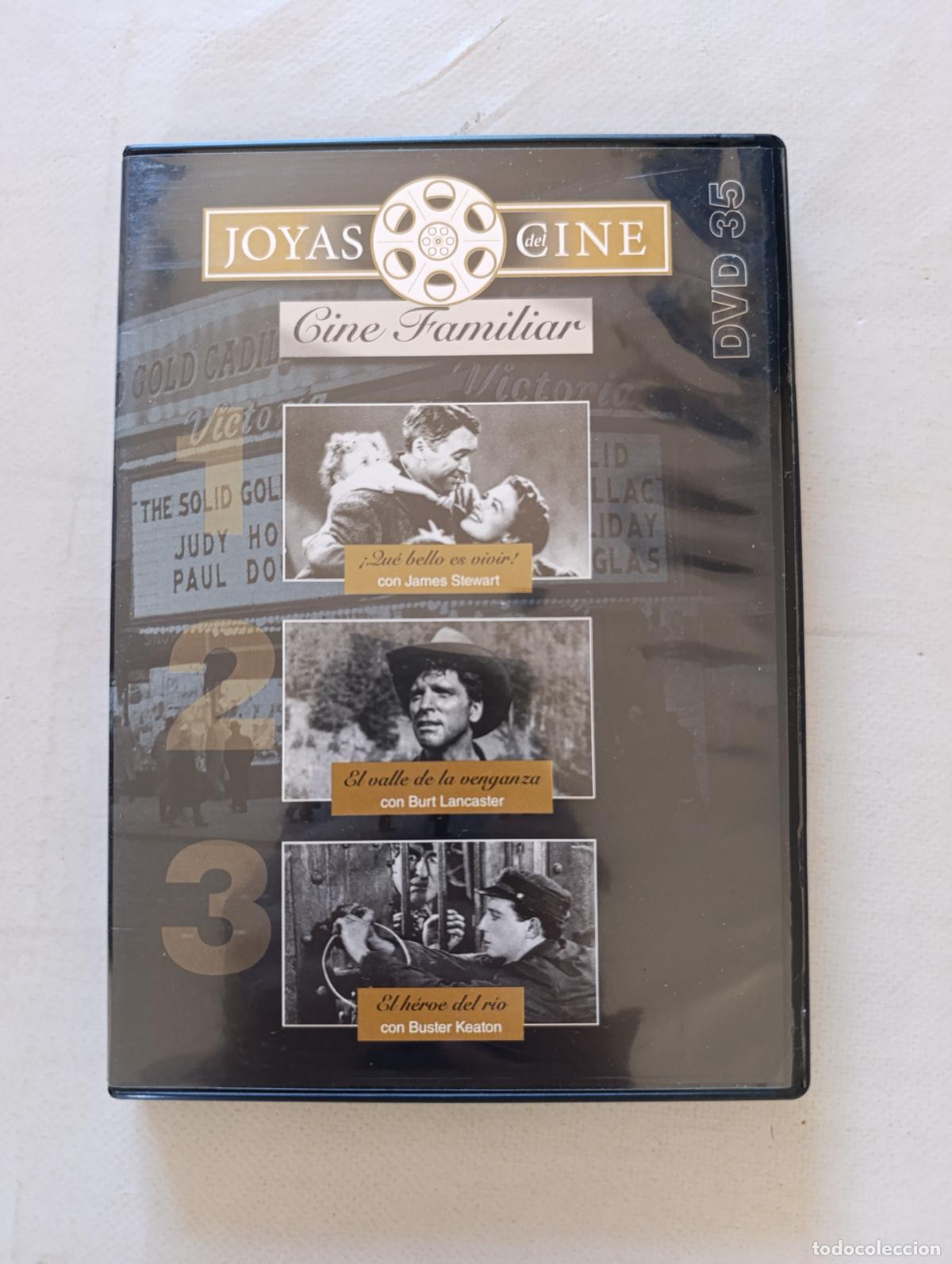 Cine: DVD &iexcl;QUE BELLO ES VIVIR! / EL VALLE DE LA VENGANZA / EL HEROE DEL RIO - CINE FAMILIAR (S6)
