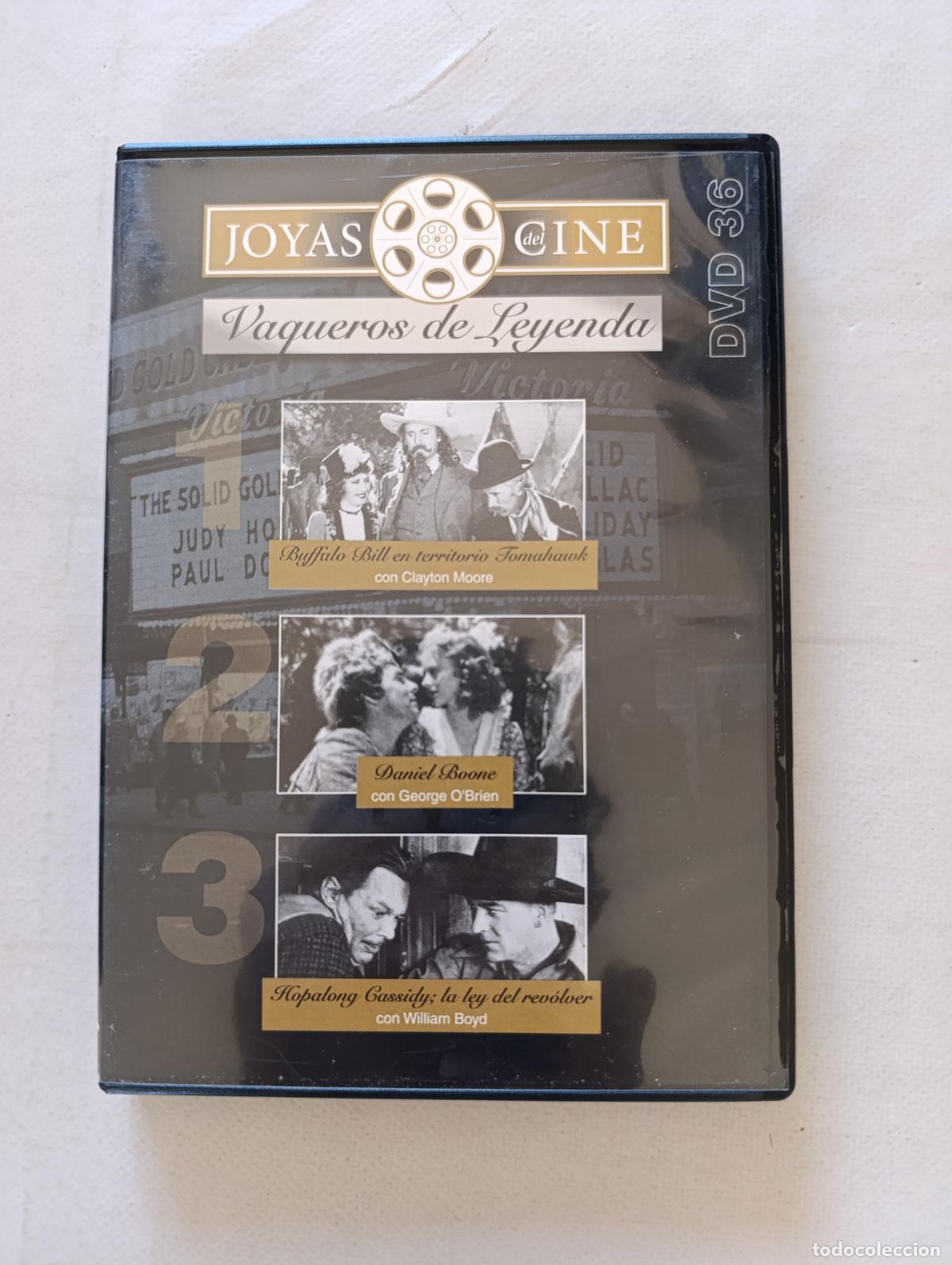 Cine: DVD BUFFALO BILL EN TERRITORIO TOMAHAWK / DANIEL BOONE / HOPALONG CASSIDY, LA LEY DEL REVOLVER (S6)