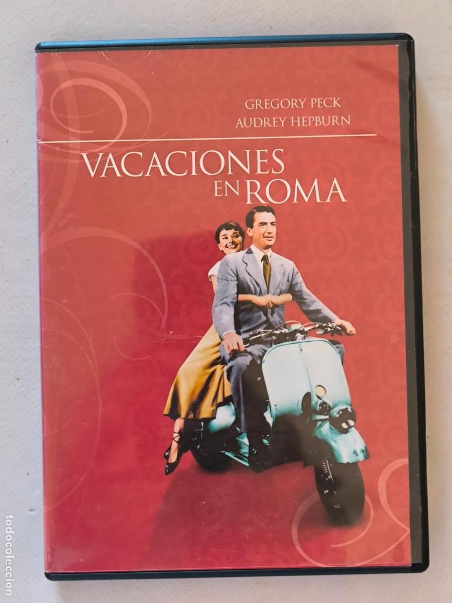 Cine: DVD VACACIONES EN ROMA - GREGORY PECK, AUDREY HEPBURN (T6)
