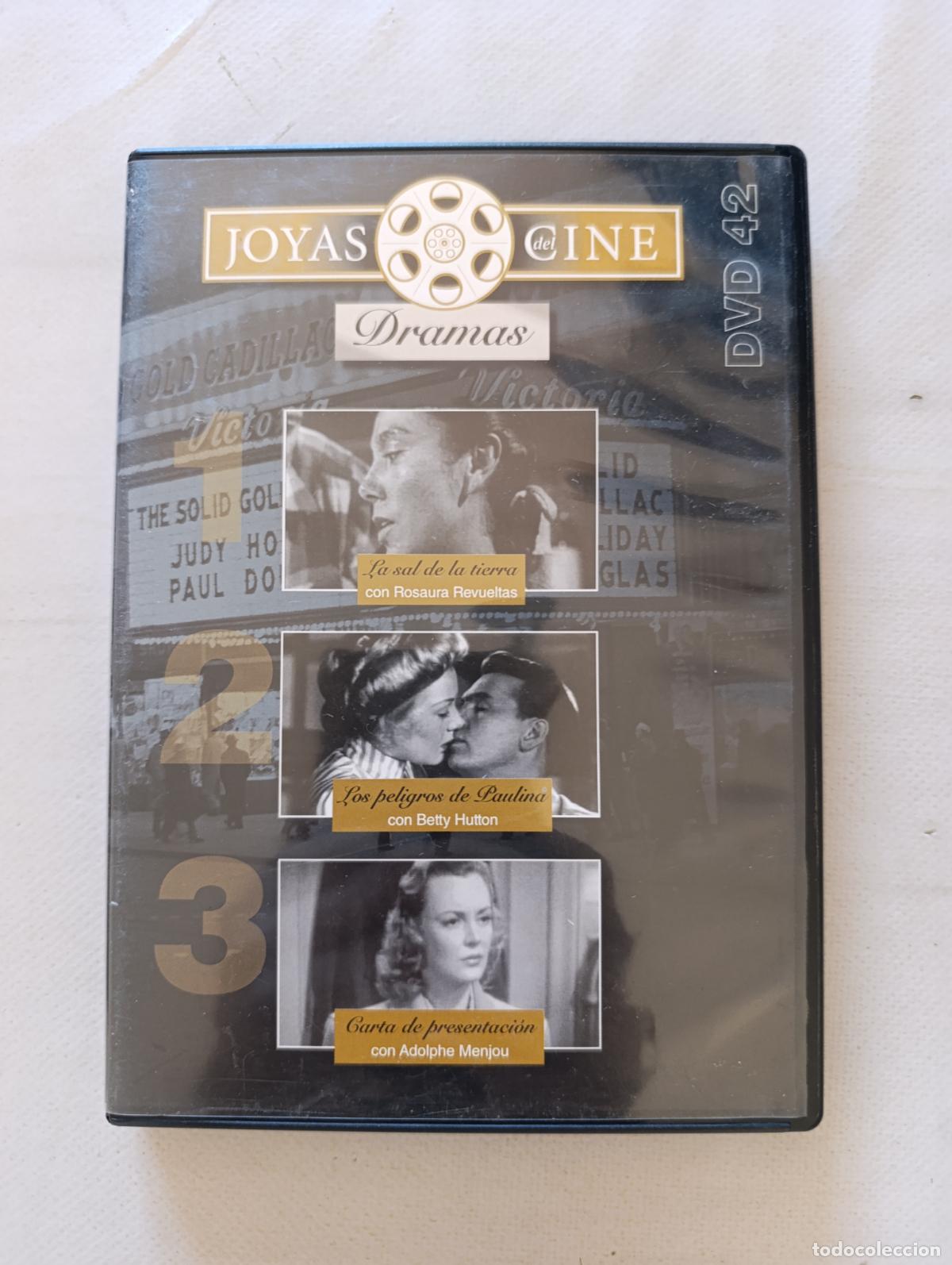 Cine: DVD LA SAL DE LA TIERRA / LOS PELIGROS DE PAULINA / CARTA DE PRESENTACION - CINE DRAMAS (W6)