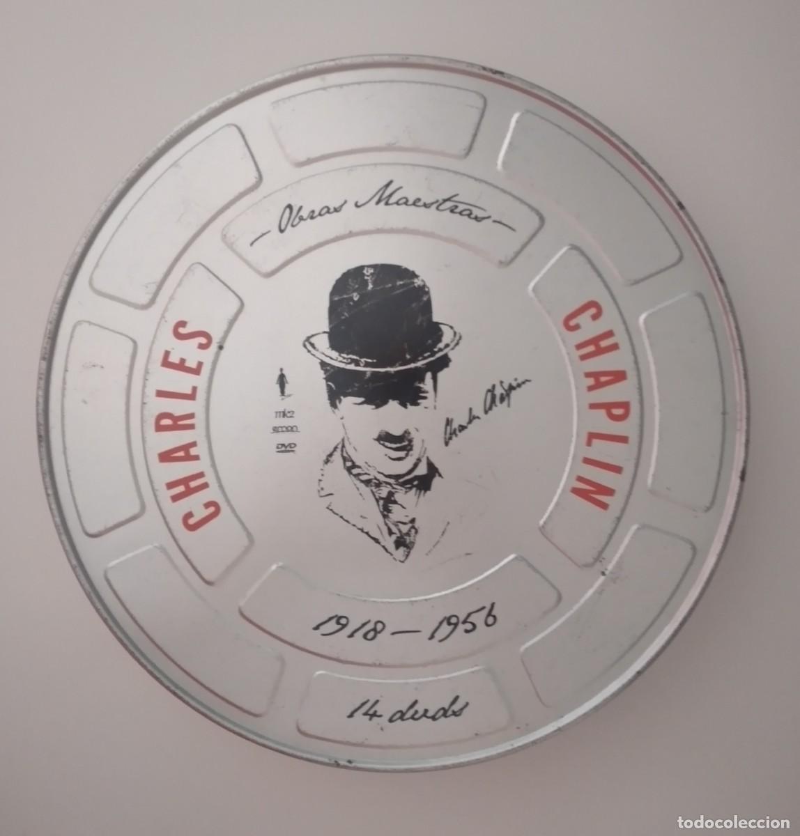 Cine: Pack Charles Chaplin: 1918 - 1956 Obras maestras (Estuche met&aacute;lico) - 14 DVDs