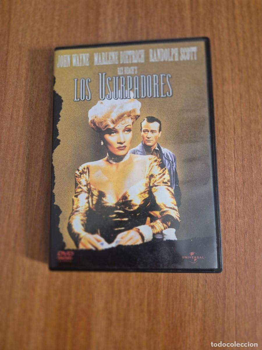 Cine: DVD LOS USURPADORES-- JOHN WAYNE - MARLENE DIETRICH -- RONDOLPH SCOTT