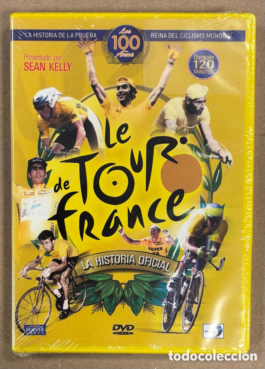 Cine: DVD. LE TOUR DE FRANCE, LA HISTORIA OFICIAL. NUEVO, CON PRECINTO EN PL&Aacute;STICO.