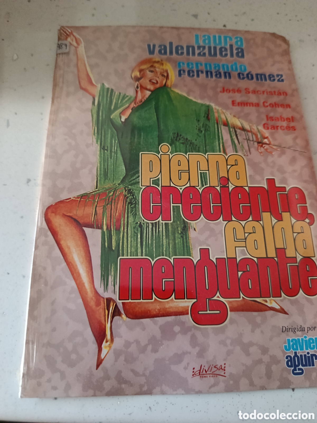 Kino: Dvd. Pierna creciente, falda menguante. Con Fernando Fern&aacute;n G&oacute;mez y Laura Valenzuela. Precintado.