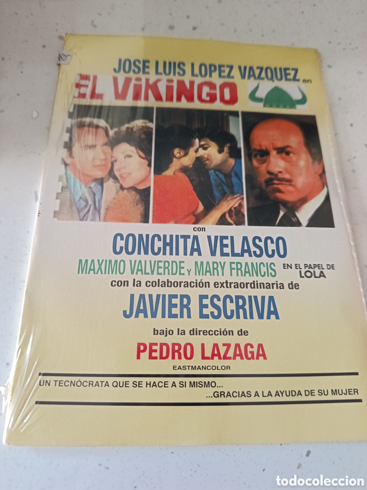 Kino: Dvd. El vikingo. Concha Velasco y M&aacute;ximo Valverde. Precintado.