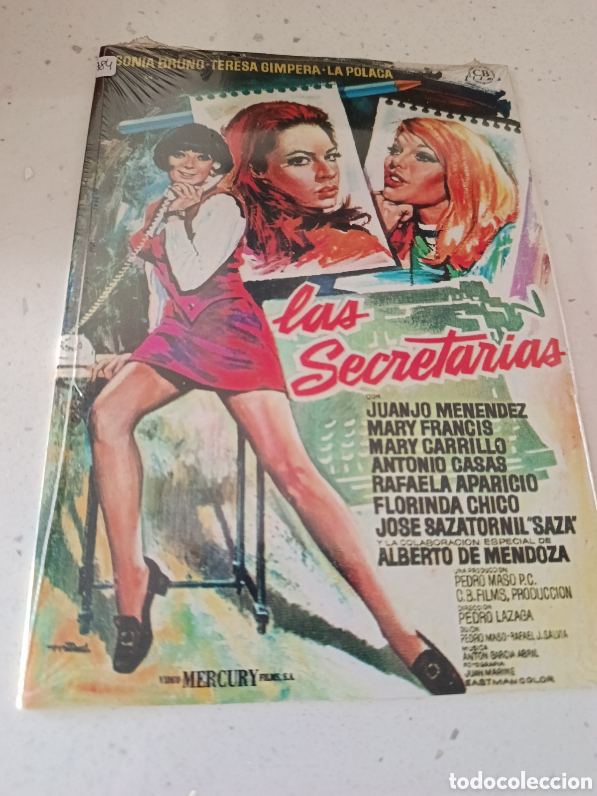 Kino: Dvd. Las secretarias, Juanjo Men&eacute;zdez, Flrinda Chico y Zaza.