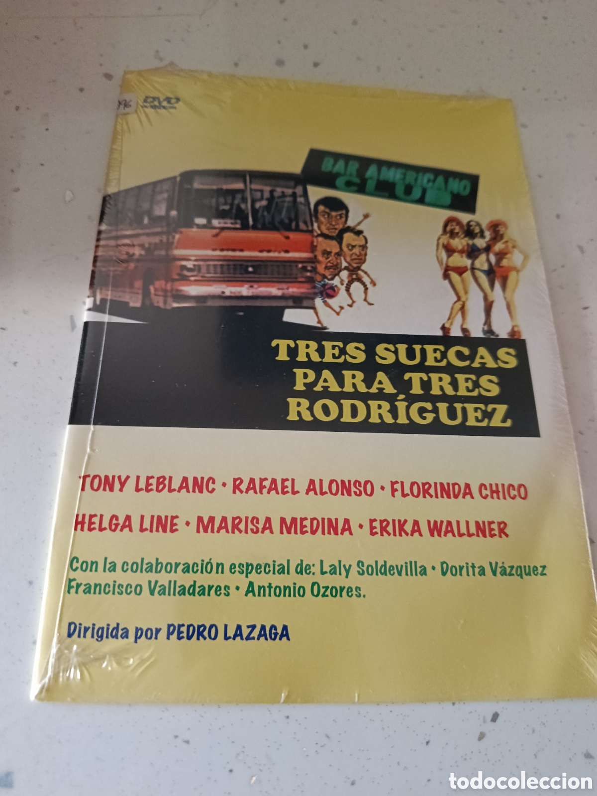 Cinema: Dvd. Tres suecas para tres rodr&iacute;guez. Tony Leblanc y Florinda Chico. Precintado.