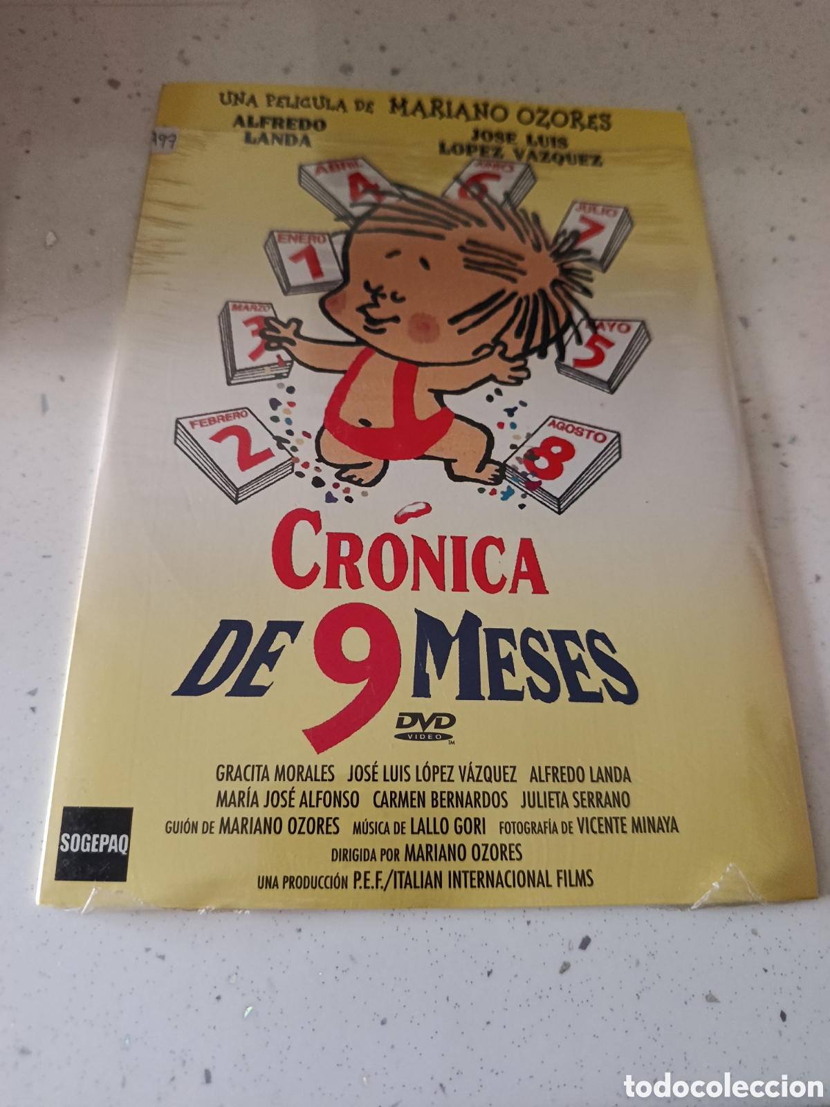 Cinema: Dvd. Cr&oacute;nica de 9 meses. Alfredo Landa. Precintado.
