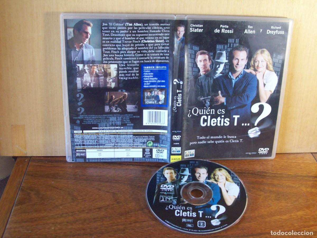 Cine: QUIEN ES CLETIS T. ........... - CHRISTIAN SLATER - PORTIA DE ROSSI - TIM ALLEN - DVD