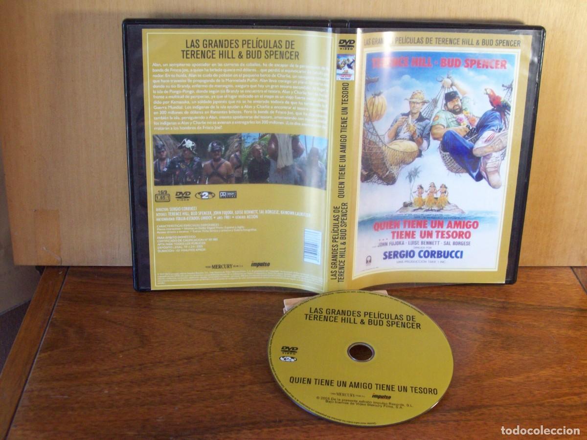 Cine: QUIEN TIENE UN AMIGO.... TIENE UN TESORO - TERENCE HILL - BUD SPENCER - DVD