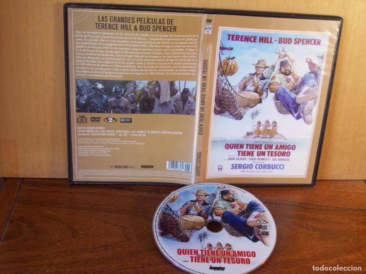 Cine: QUIEN TIENE UN AMIGO .... TIENE UN TESORO - TERENCE HILL - BUD SPENCER - DVD CAJA FINA
