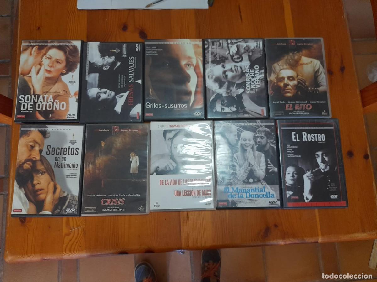 Cine: Lote 10 DVDs Pel&iacute;culas de Ingmar Bergman - Grandes Cl&aacute;sicos del Cine de Autor (Lote Especial)