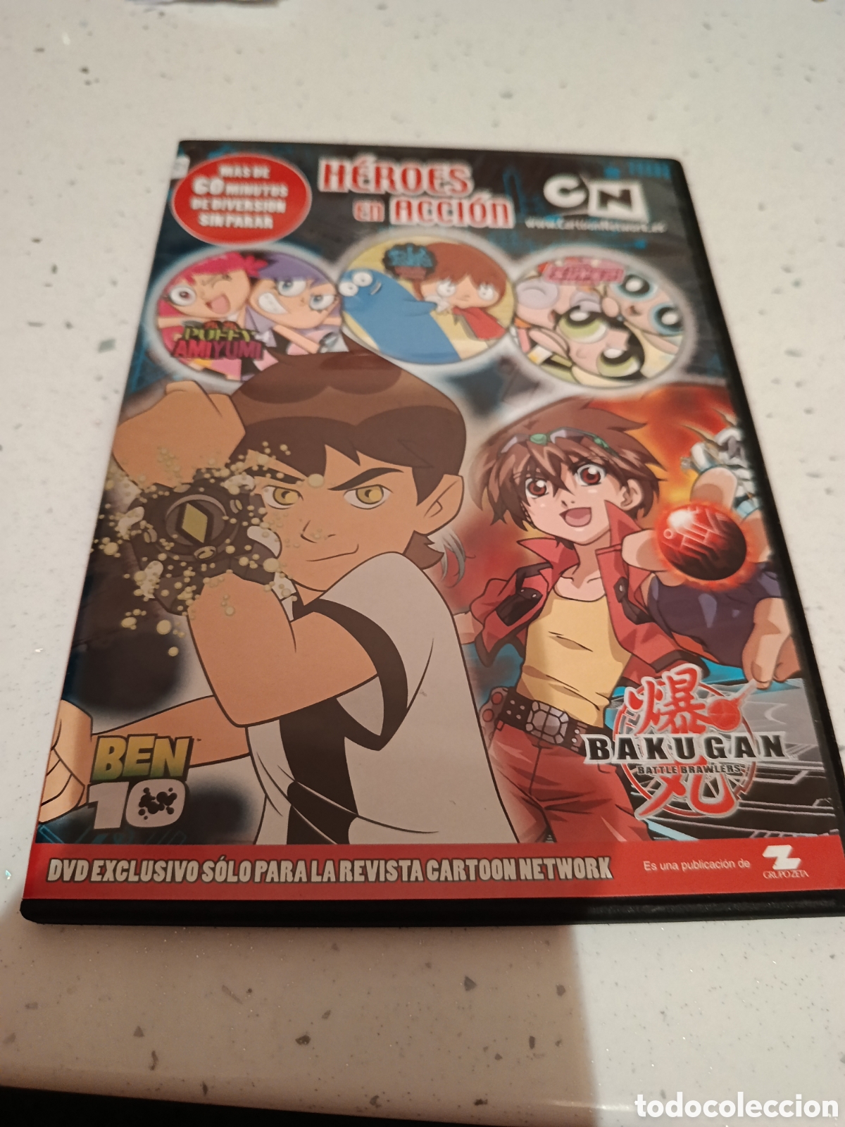Cinema: Dvd. H&eacute;roes en acci&oacute;n. M&aacute;s de 60 minutos de diversi&oacute;n sin parar. Cartoon Network.