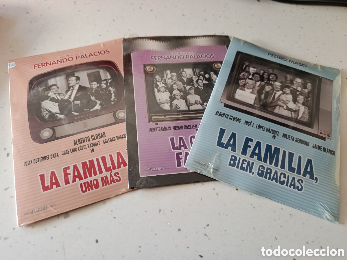 Cinema: 3 dvds. La Familia y...uno m&aacute;s + La gran Familia + La familia, bien, gracia. Fernando Palacios.