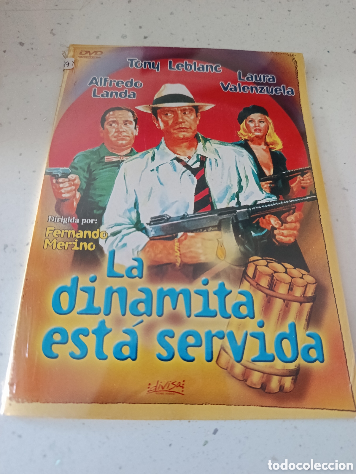 Cine: Dvd. La dinamita est&aacute; servida. Con Tony Leblanc y Laura Valenzuela. Precintado.