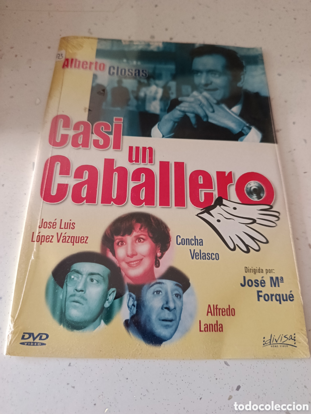 Cine: Dvd. Casi un caballero. Con Jos&eacute; Luis L&oacute;pez V&aacute;zquez y Concha Velasco.