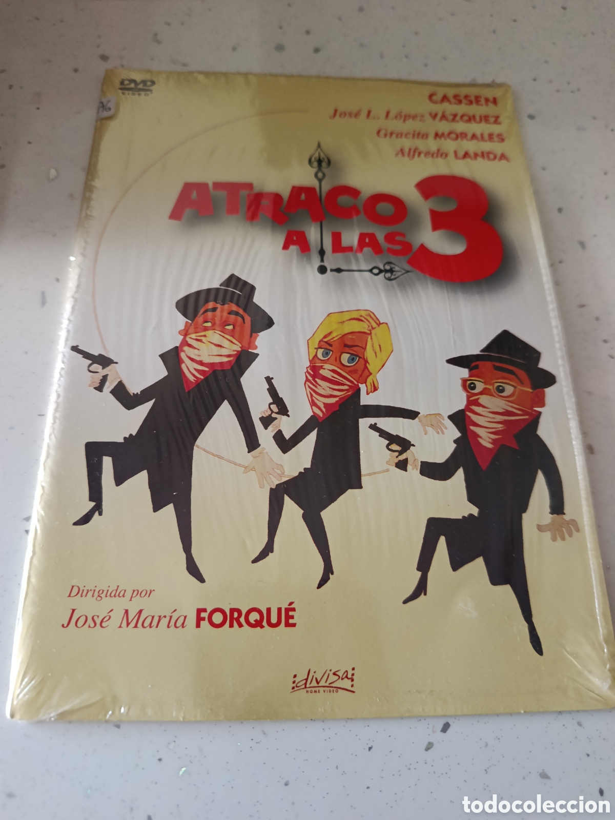Cine: Dvd. Atraco a las 3. Con Cassen y Gracita Morales. Precintado.