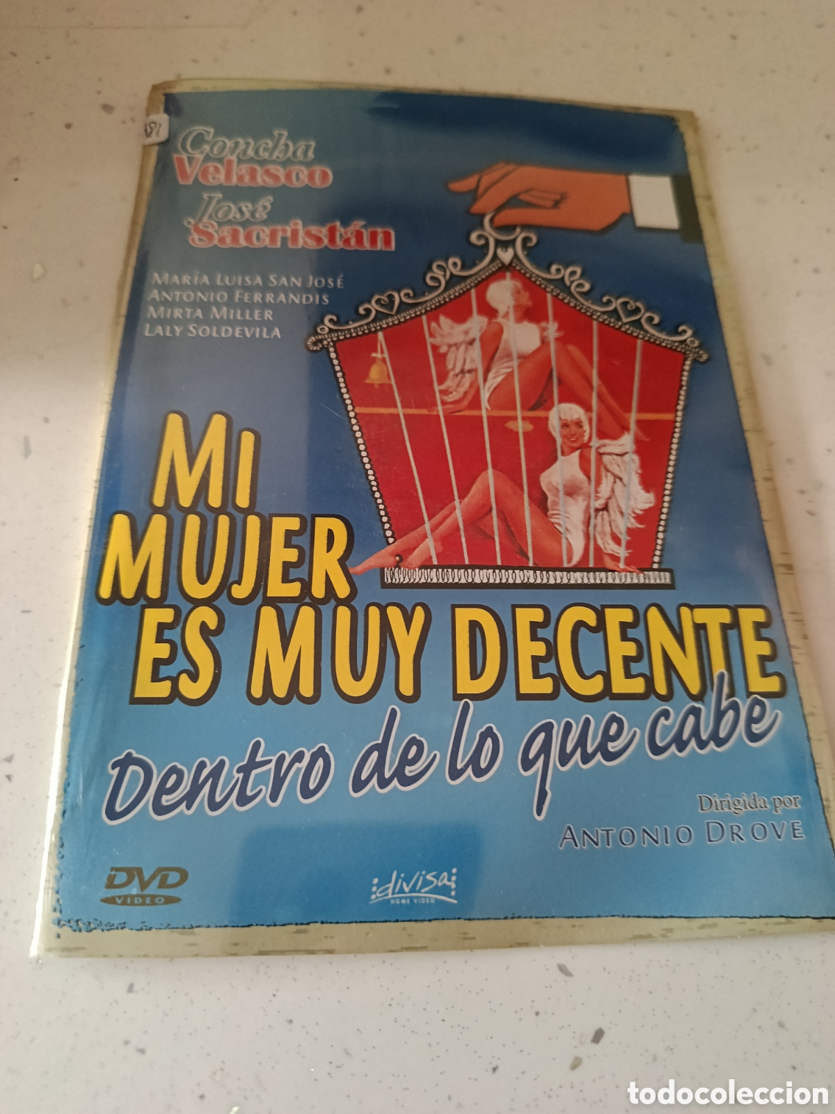 Cine: Dvd. Mi mujer es muy decente, dentro de los que cabe. Concha Velsco y Jos&eacute; Sacrist&aacute;n.