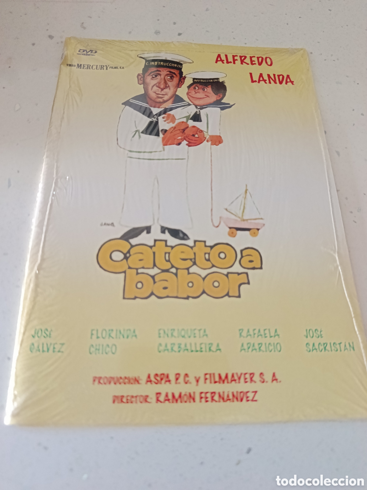 Cine: Dvd. Cateto a babor. Con Alfredo Landa. Precintado.