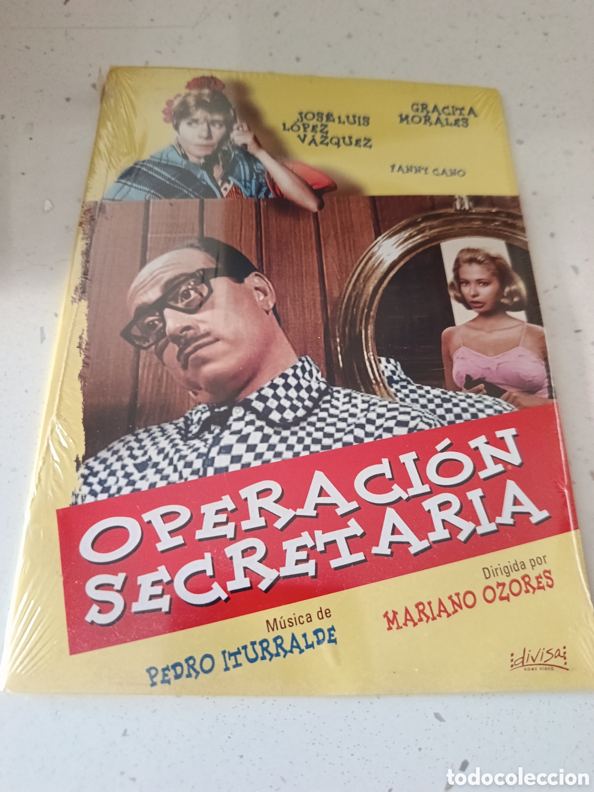 Cine: Dvd. Operaci&oacute;n secretaria. Con J. L. L&oacute;pez V&aacute;zquez y Gracita Morales. Precintado.