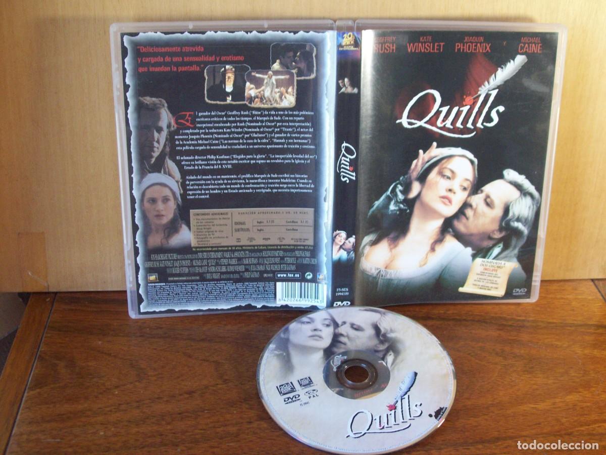 Cine: QUILLS - GEOFREY RUSH - KATE WINSLET - JOAQUIN PHOENIX - MICHAEL CAINE - DVD