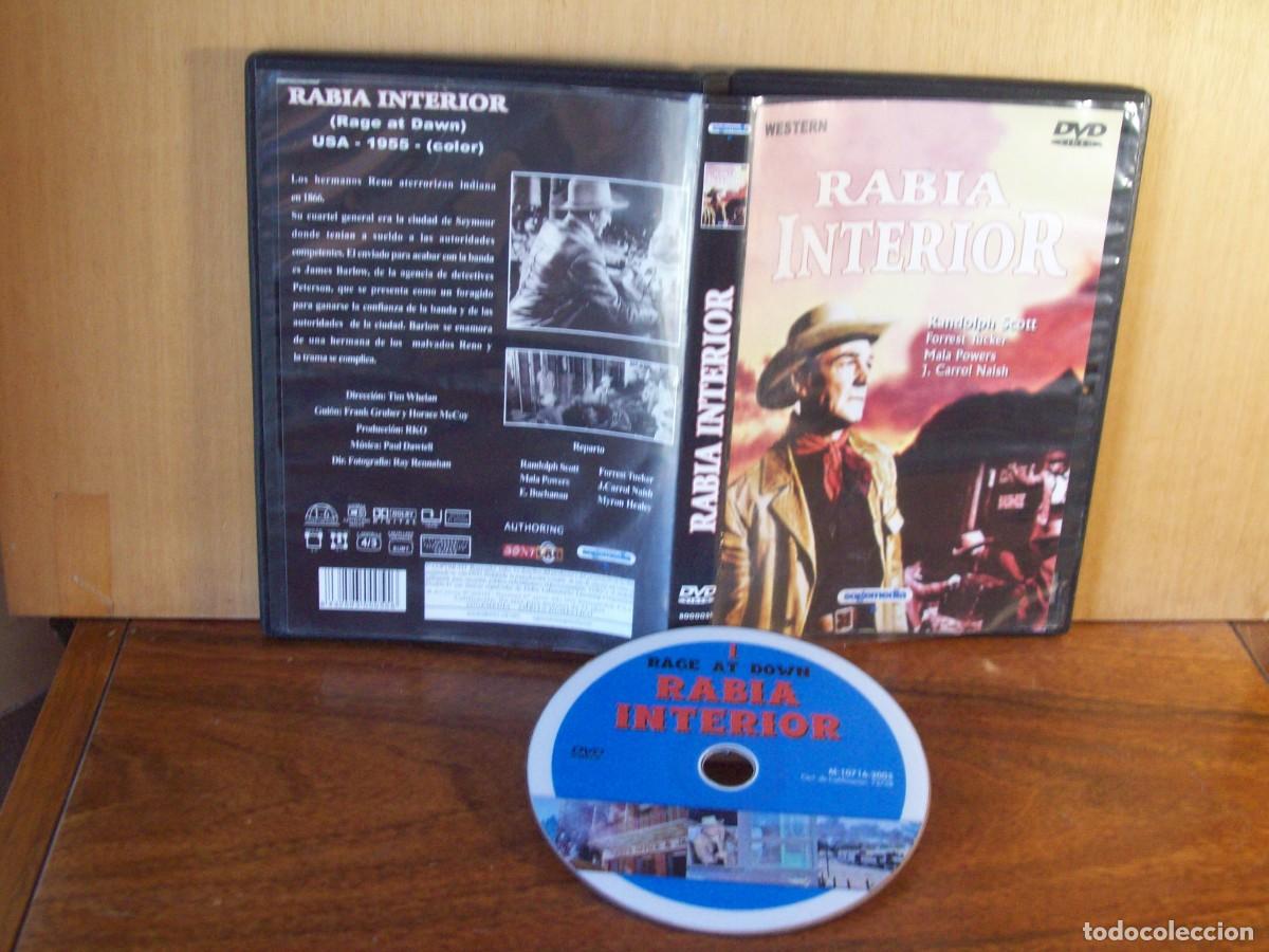 Cine: RABIA INTERIOR - RANDOLPH SCOTT -FORRES TUCKER - MALA POWERS - J. CARROL NAISH - DVD