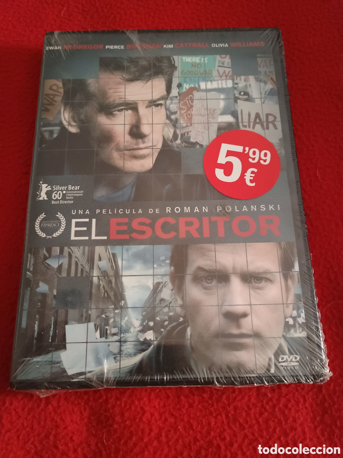 Cinema: Dvd el escritor - Roman polanski Pierce brosnan ewan Mcgregor