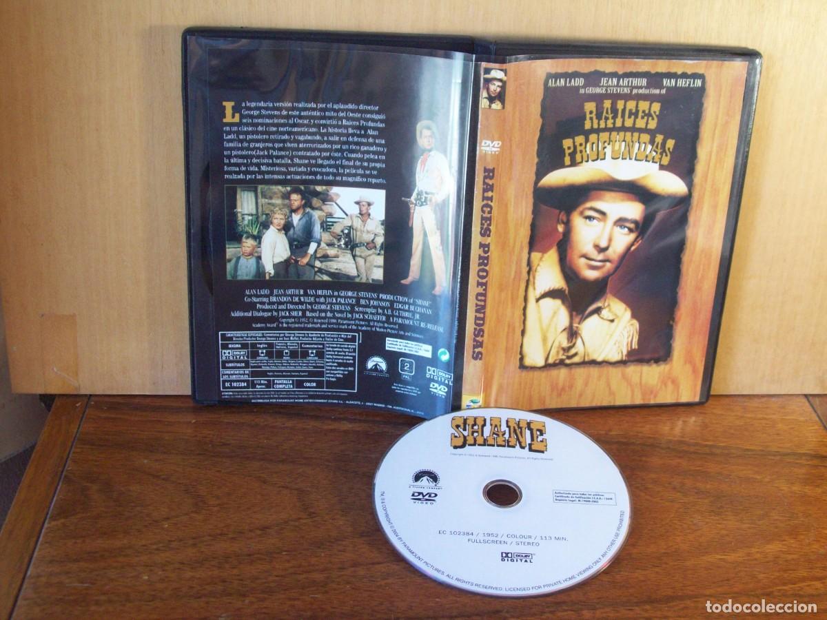 Cinema: RAICES PROFUNDAS - ALAN LADD - JEAN ARTHUR - VAN HEFLIN - DVD