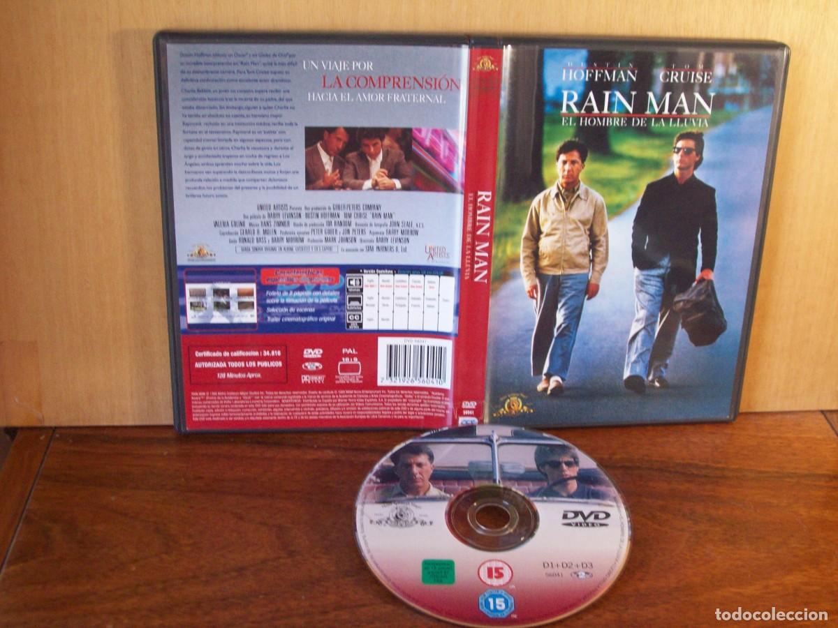 Cinema: RAIN MAN (EL HOMBRE DE LA LLUVIA) - DUSTIN HOFMAN - TOM CRUISE - DVD
