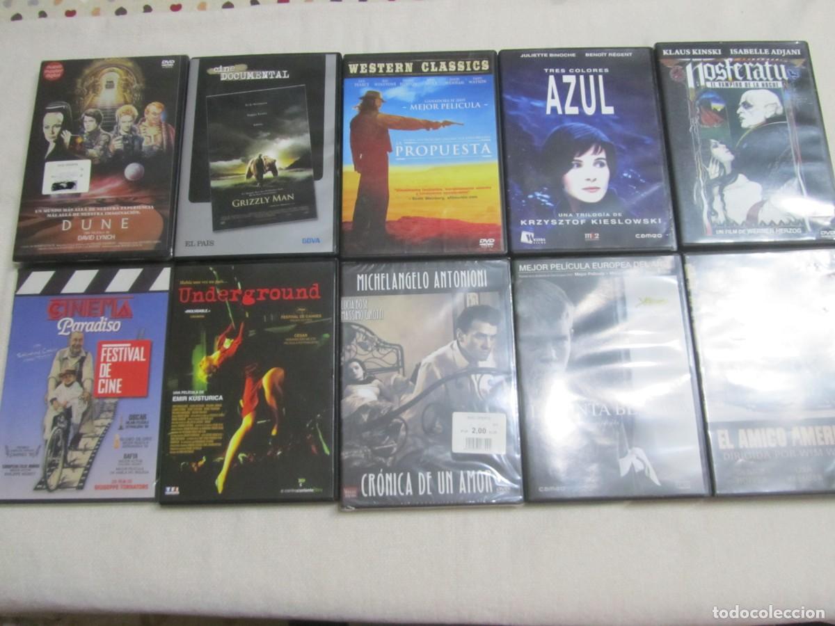 Cine: LOTE DE 25 PELICULAS EN DVD VARIADAS,DARK WATER,EL OSO,MYSTIC RIVER,ESTACION TERMINI...