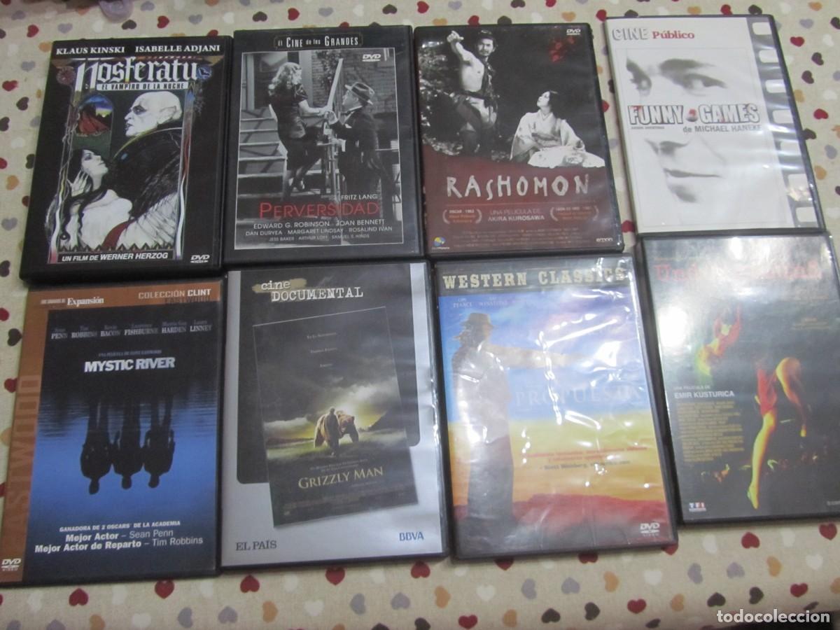 Cine: LOTE DE 25 PELICULAS EN DVD VARIADAS,DARK WATER,EL OSO,MYSTIC RIVER,ESTACION TERMINI...