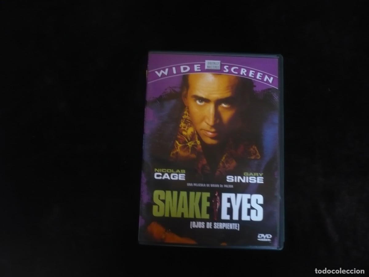 Cine: snake eyes - ojos de serpiente - nicolas cage - dvd como nuevo - con librito
