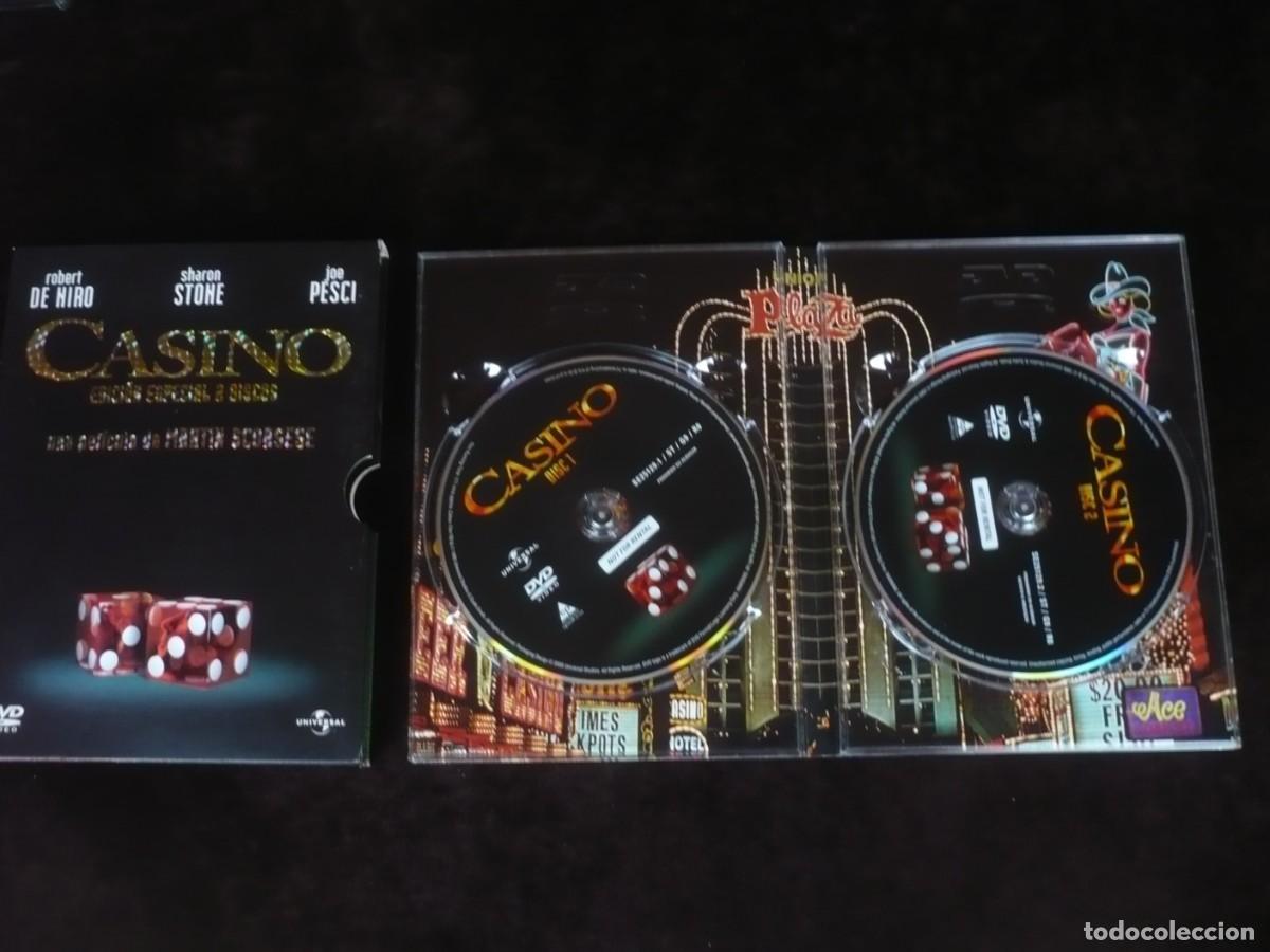 Cine: casino - edicion especial 2 discos - con robert de niro y sharon stone - dvd como nuevos