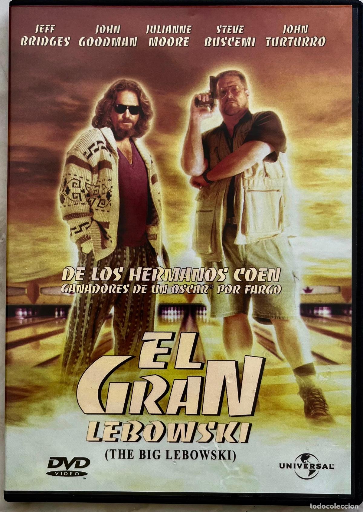 Cine: EL GRAN LEBOWSKI. JEFF BRIDGES. JOHN GOODMAN. HERMANOS COEN. DVD