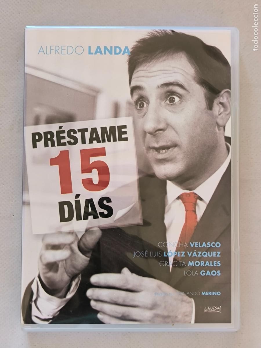 Cine: DVD PRESTAME 15 DIAS - ALFREDO LANDA, CONCHA VELASCO (V6)