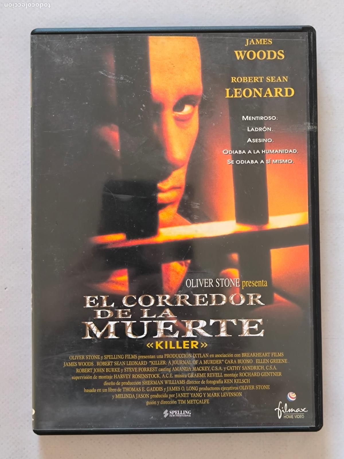 Cine: DVD EL CORREDOR DE LA MUERTE (KILLER) - JAMES WOODS (V6)