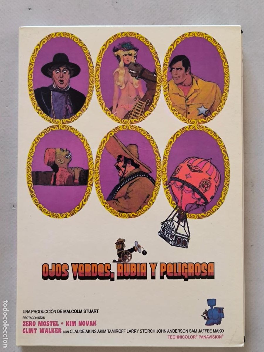 Cine: DVD OJOS VERDES, RUBIA Y PELIGROSA - ZERO MOSTEL (V6)