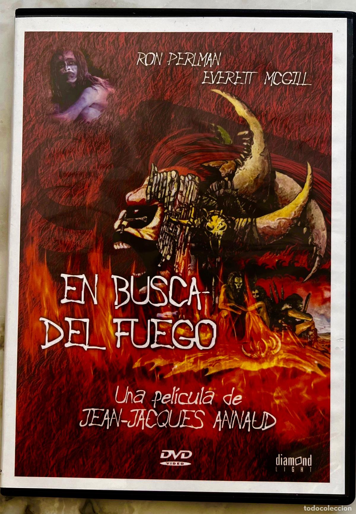 Cine: EN BUSCA DEL FUEGO. RON PERLMAN. EVERETT MCGILL. JEAN-JACQUES ANNAUD. DVD