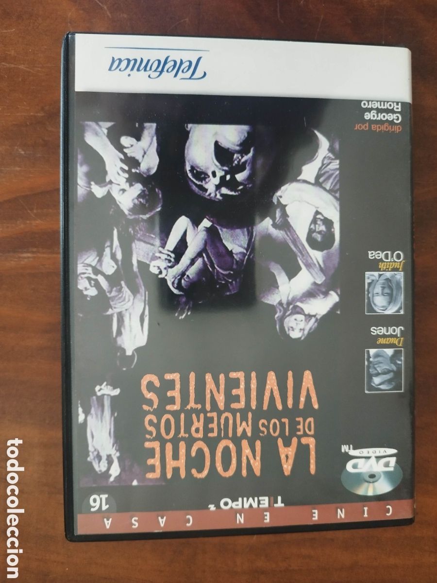 Cine: Edici&oacute;n en DVD de la pel&iacute;cula cl&aacute;sica de terror de 1968, La Noche de los Muertos Vivientes.