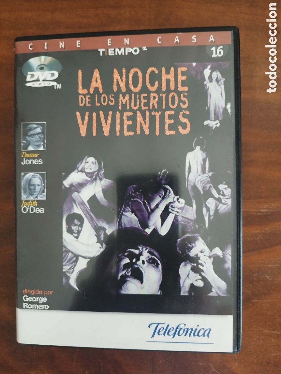 Cine: Edici&oacute;n en DVD de la pel&iacute;cula cl&aacute;sica de terror de 1968, La Noche de los Muertos Vivientes.