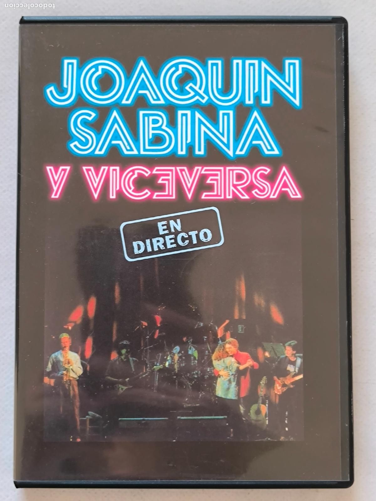 Cine: DVD JOAQUIN SABINA Y VICEVERSA - EN DIRECTO (A7)