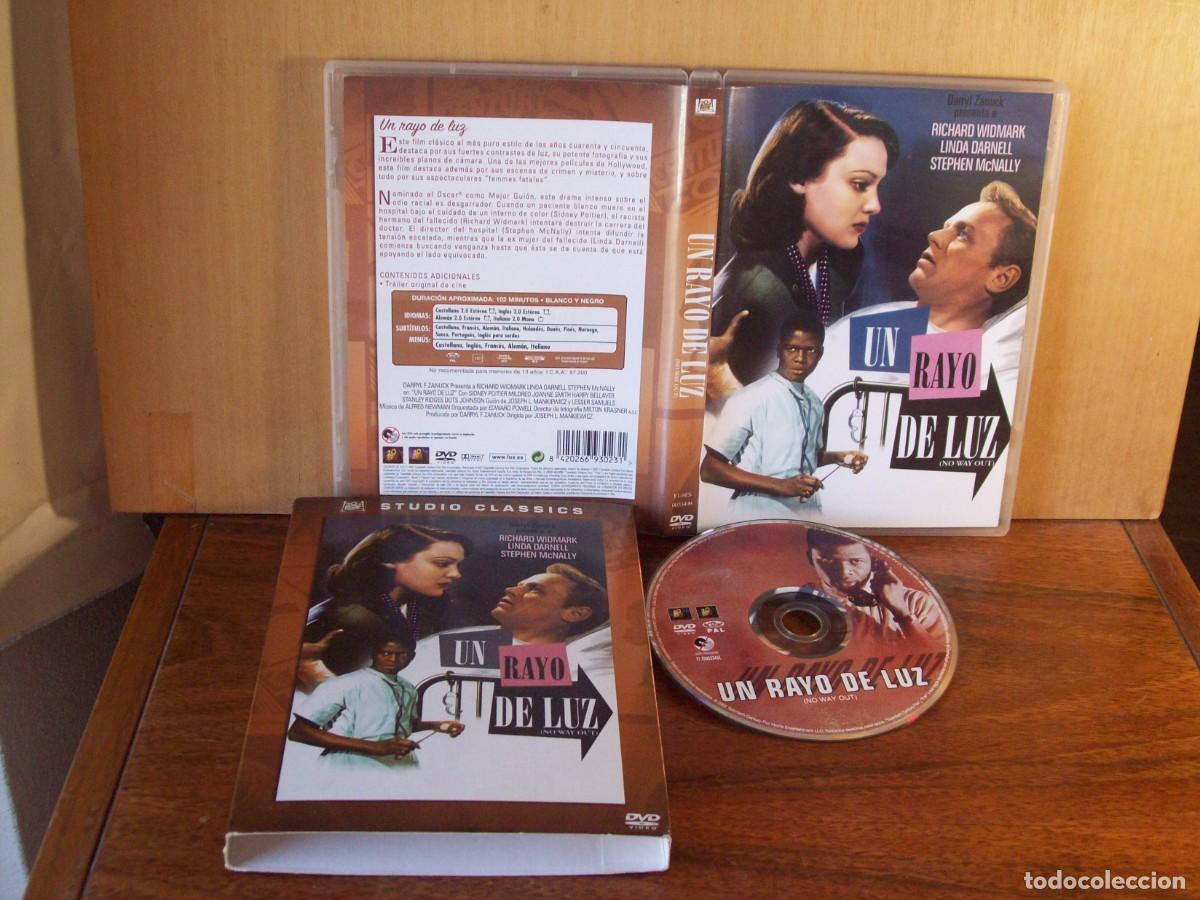 Cine: UN RAYO DE LUZ - RICHARD WIDMARK - LINDA DARNELL - STEPHEN McNALLY - DVD EN BLANCO Y NEGRO