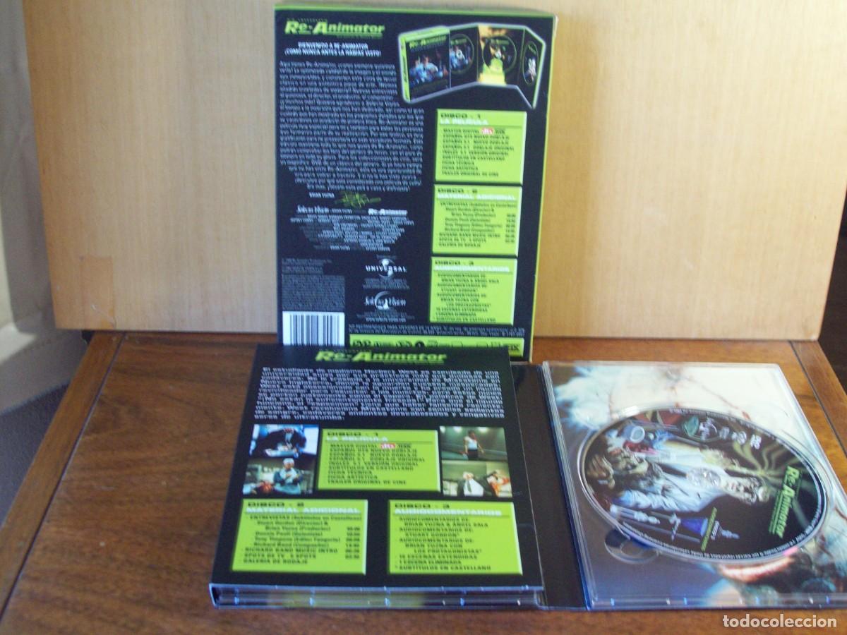 Cine: RE - ANIMATOR - TRIPLE DVD EN ESTUCHE DE CARTON - UNA DE LAS OBRAS MAESTRAS DEL CINE DE TERROR
